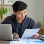 Nepali student checking BCA eligibility and admission documents
