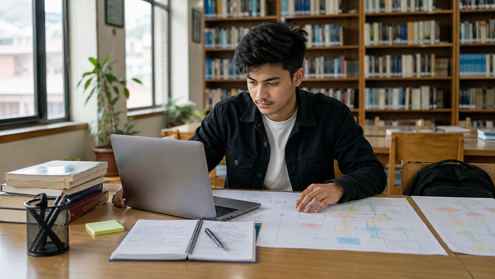 BCA student planning an eight-semester study roadmap